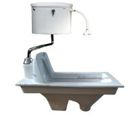 Xí xổm két nước treo tường Caesar CT1250