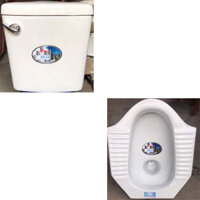 Xí xổm + két treo TB