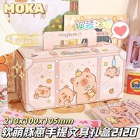 Xiaomeng Trẻ Em Hoạt Hình Dễ Thương Văn Phòng Phẩm Hộp Bí Ẩn Giải Thưởng Cho Học Sinh Tiểu Học Đồ Dùng Học Tập Bộ Văn Phòng Phẩm Hộp Quà Tặng Gói Quà Tặng