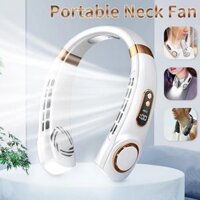 Xiaomi 10000mAh USB Hanging Neck Fan Portable Mini Rechargeable Mute LED Digital Display Electric Fans Air Cooler New