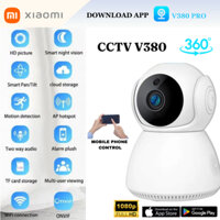 XiaoMi Camera CCTV Không Dây V380 1080P Kết Nối Wifi Camera An Ninh Gia Đình Di Động Camera Quan Sát Ban Đêm