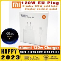 XIAOMI Củ Sạc Nhanh 120W Cho Mi 11 11T 12 12S Ultra lite 11i Poco F3 F4 X3 X4 GT K40 K50 Pro