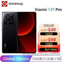 Xiaomi Mi 13T Pro 5G phiên bản toàn cầu MIUI 14 MediaTek Dimensity 9200+120W Sạc nhanh Camera sau 50MP IP68