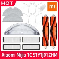 Xiaomi Mijia 1C Stytj01ZHM Bộ Phụ Kiện Lọc HEPA Chổi Chính Vải Lau Sàn Thay Thế Chuyên Dụng Cho Robot Hút Bụi