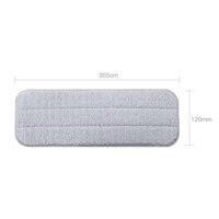 Xiaomi Mijia Deerma TB500 TB800 Cây Lau Nhà Cho Mi Mijia Xịt Nước Lau Nhà Xoay 360 Đầu Vải Bằng Gỗ Sợi Carbon Vải