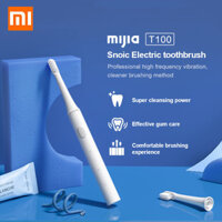 XIAOMI MIJIA T100 Bàn Chải Đánh Răng Điện Sóng Âm Không Dây Có Thể Sạc Qua USB Bàn Chải Đánh Răng Siêu Âm Không Thấm Nước Tự Động Bàn Chải Đánh Răng - Trắng