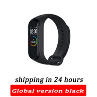 Xiaomi Nguyên Bản Mi Band 4 Dây Đeo Cổ Tay Thông Minh Vòng Đeo Tay Thể Dục Miband Band 4 Nhịp Tim Giờ Màn Hình Cảm Ứng Lớn Tin Nhắn Smartband