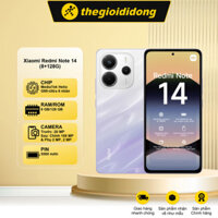 ```Xiaomi Redmi Note 14 (8GB RAM, 128GB ROM) Smartphone```