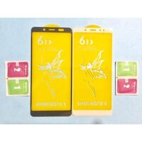 [Xiaomi Redmi Note 5 ] Kính Cường Lực Full Màn Hình, Full Keo 6D Thế Hệ Mới - Viền Bo Cong 2.5D - PUKISHOP