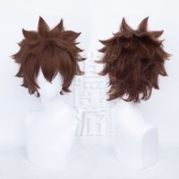 Xiaoyaoyou Tutor Killer Sawada Tsunayoshi cos Tóc Giả Lông Tơ Đầu Thiếu Niên cosplay