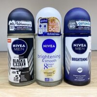 {XIAOYOU Beauty} Lăn Khử Mùi Nivea Men Brightening 50ml 48H Thái Lan Sáng Da Ngăn Đổ Mồ Hôi