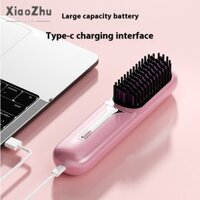 Xiaozhubangchu Lược duỗi tóc, không dây, di động, không gây hại, máy duỗi tóc, máy duỗi tóc mini công dụng kép
