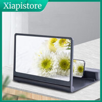 [Xiapistore] Bộ khuếch đại màn hình điện thoại Độ rõ nét cao 3D với bàn loa tương thích Bluetooth Kính lúp màn hình điện thoại thông minh để xem phim