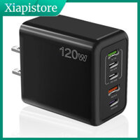 [Xiapistore] Bộ sạc 120w Bộ sạc nhiều thiết bị Bộ sạc Type-c sạc nhanh 120w cho điện thoại di động Bộ sạc đa cổng Pd / usb công suất cao có phích cắm an toàn cho khu vực Đông Nam