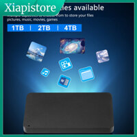 [Xiapistore] Đĩa cứng Usb 3.0 Máy tính Ổ cứng Usb 3.0 di động dung lượng cao cho Pc / android 1tb / 2tb / 4tb Tùy chọn Truyền dữ liệu nhanh với Win 7 / 8 / 10 / xp Nhỏ gọn