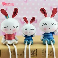 Xiawuss 3 Búp Bê Thỏ, Quà Tặng Thỏ Treo Chân Búp Bê, Đồ Thủ Công Bằng Nhựa Sáng Tạo Dễ Thương Treo Chân Cặp Đôi Búp Bê Cho Trẻ Em