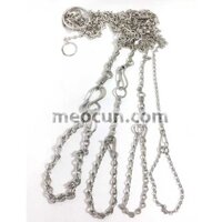 Xích chó inox 1,5m + 0,5m Cổ