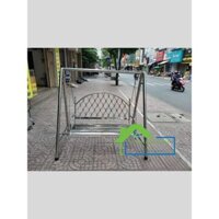 Xích đu inox chữ A mẫu đan lưới