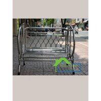 Xích đu inox mẫu mini đan lưới