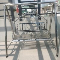 Xích đu inox sân vườn 1m2 - Nội Thất Phan Gia