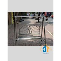 Xích đu inox sân vườn rộng 1m5