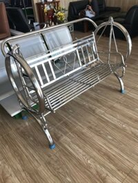 Xích đu inox tròn 1m