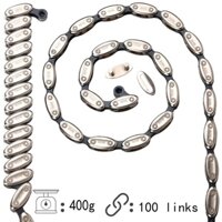 Xích hạt đậu chịu lực & độ bền cao cho dòng xe đạp BMX - Fixed Gear - 100L ( Mắt sên ) + Kèm khóa nhanh