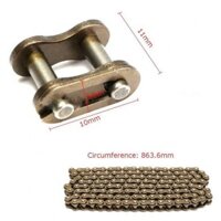 Xích Khoảng 155g Bụi Bẩn Cho Xe Moto Mini Tốc Độ Cao 47cc 49cc Với Dây Xích 25H