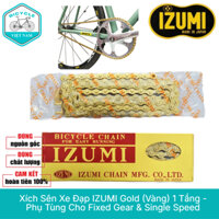 Xích Sên Xe Đạp 1 Tầng Fixed Gear & Single Speed IZUMI Màu Vàng