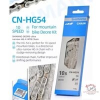 Xích sên xe đạp Shimano Deore CN HG54 10 speed - Fullbox Hàng Chính Hãng, Sên xe đạp SHIMANO HG54 10 tầng