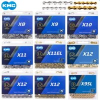 Xích Xe Đạp KMC X8 X9 X10 X11 X12EL SL Xích Xe Đạp Đường MTB Dây Xích 9s 10s 11s 12s Dây Xích Núi Cho SHIMANO / SRAM