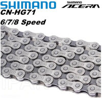 Xích xe đạp SHIMANO 6/7/8 tốc độ hộp gốc HG71 không hộp xích xe đạp leo núi 8V xích xe đạp đường 112 liên kết bộ phận MTB
