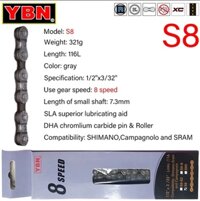 Xích xe đạp YBN 8 s8 hộp tím - sợi