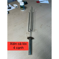 xiên nướng cá lóc muối tuyết 4 cạnh - cá quả - cá chuối