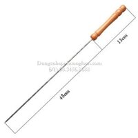 Xiên nướng thịt cán gỗ 58cm