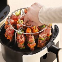 Xiên Thịt Nướng Cho Nồi Chiên Không Dầu Combo 24 Xiên Nướng Thịt BBQ Bằng Inox Không Gỉ An Toàn