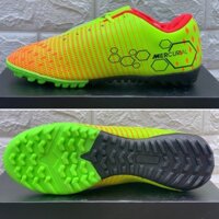 xiêu GIẦY Giày bóng đá trẻ em sân cỏ nhân tạo CR7 màu chuối cam, khâu full đế, đế cao su XIÊU rẻ