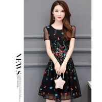 XIÊU MẪU THỜI TRANG ĐÀM REN THÊU HOA CAO CẤP : RẺ VÔ ĐỊCH