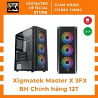 Xigmatek Master X 3FX Vỏ case máy tính ATX, kèm 3 fan RGB - Xigmatek Official Việt Nam