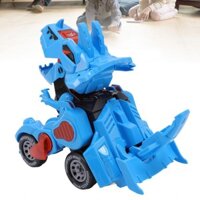 Xihoho Xe khủng long xe điện đa hướng chuyển động chuyển đổi bánh xe biến đổi với nhạc nhẹ cho trẻ mới biết đi trẻ em