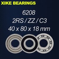 Xike 628-2RS / ZZ / Mở / C3 Kích thước 40x80x18mm Vòng bi rãnh sâu chất lượng cao 628-2RS / 6208ZZ / 6208 / 6208-2RSC3 / 66208ZZC3 / 6208C3