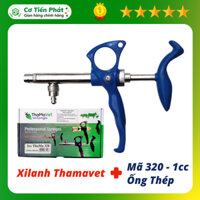 Xilanh ThamaVet 320 (1cc) - Ống thép tự động dùng tiêm vacxin cho gia súc gia cầm