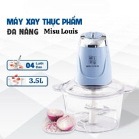 [Xịn] Máy Xay Đa Năng Misu Cối Thủy Tinh Cao Cấp, Lưỡi Xay Kép Nhập Khẩu Chính Hãng