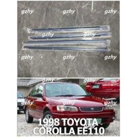 Xinfan 1 BỘ CHROME OUTER CAO SU MẶT NỮ TOYOTA COROLLA LOVELIFE 1995 1996 1997 1998 1999 2000 2001 AE-110