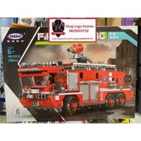 XingBao XB 03030 City Fire Truck Bộ lắp ráp Xe cứu hỏa thành phố 720 chi tiết