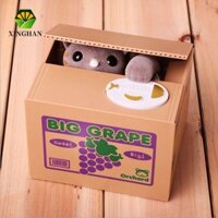 Xinghan Hộp Đựng Tiền Điện Tử Trẻ Em Mèo Gấu Trúc Trộm Dễ Thương Heo Đất