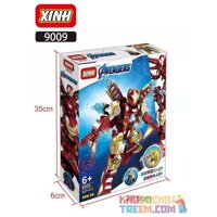 XINH 9009 non Lego PHIÊN BẢN LẮP RÁP CỦA IRON MAN MK85 bộ đồ chơi xếp lắp ráp ghép mô hình Marvel Super Heroes AVENGERS MK85 Siêu Anh Hùng Marvel 427 khối