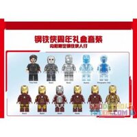 XINH 9014 non Lego PHIÊN BẢN BỘ SƯU TẬP CƠ SỞ IRON MAN SPORTS bộ đồ chơi xếp lắp ráp ghép mô hình Super Heroes IRON MAN COLLECTION ARMOR BASE Siêu Nhân Anh Hùng 1548 khối