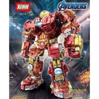 XINH 9018 non Lego ÁO GIÁP CHỐNG HULK bộ đồ chơi xếp lắp ráp ghép mô hình Super Heroes AVENGERS Siêu Nhân Anh Hùng 711 khối
