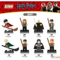 XINH X0121 0121 307 308 309 310 311 312 313 314 non Lego CON NGƯỜI 8 HARRY POTTER bộ đồ chơi xếp lắp ráp ghép mô hình Chú Bé Phù Thủy